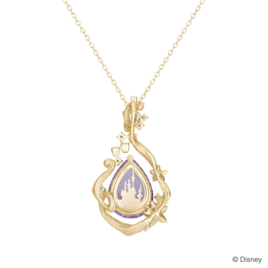 結婚式のドレスの想い出をいつまでも。「ラプンツェル」モチーフのネックレス　裏