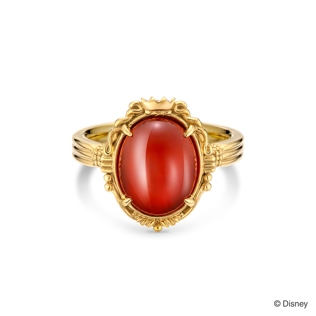 細かなところまで世界観を表現!『白雪姫』モチーフのファッションリング