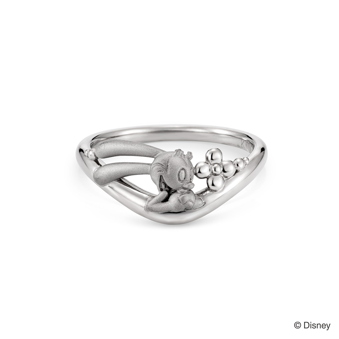 『オズワルド・ザ・ラッキー・ラビット』をモチーフにした特別な結婚指輪