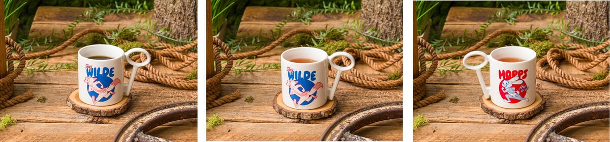 ホットコーヒー、ホットティー、ホットミルク