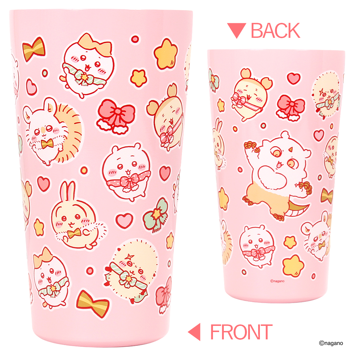 ちいかわステンレスタンブラー パステルピンクver.