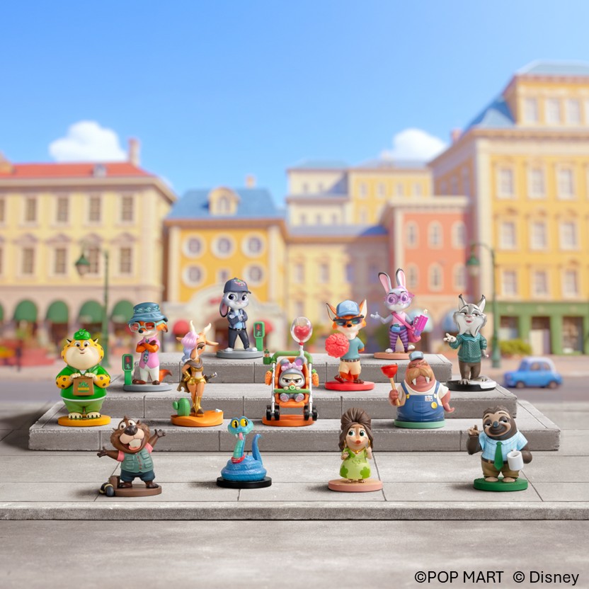 ＜POP MART＞Disney Zootopia Next Adventureシリーズ