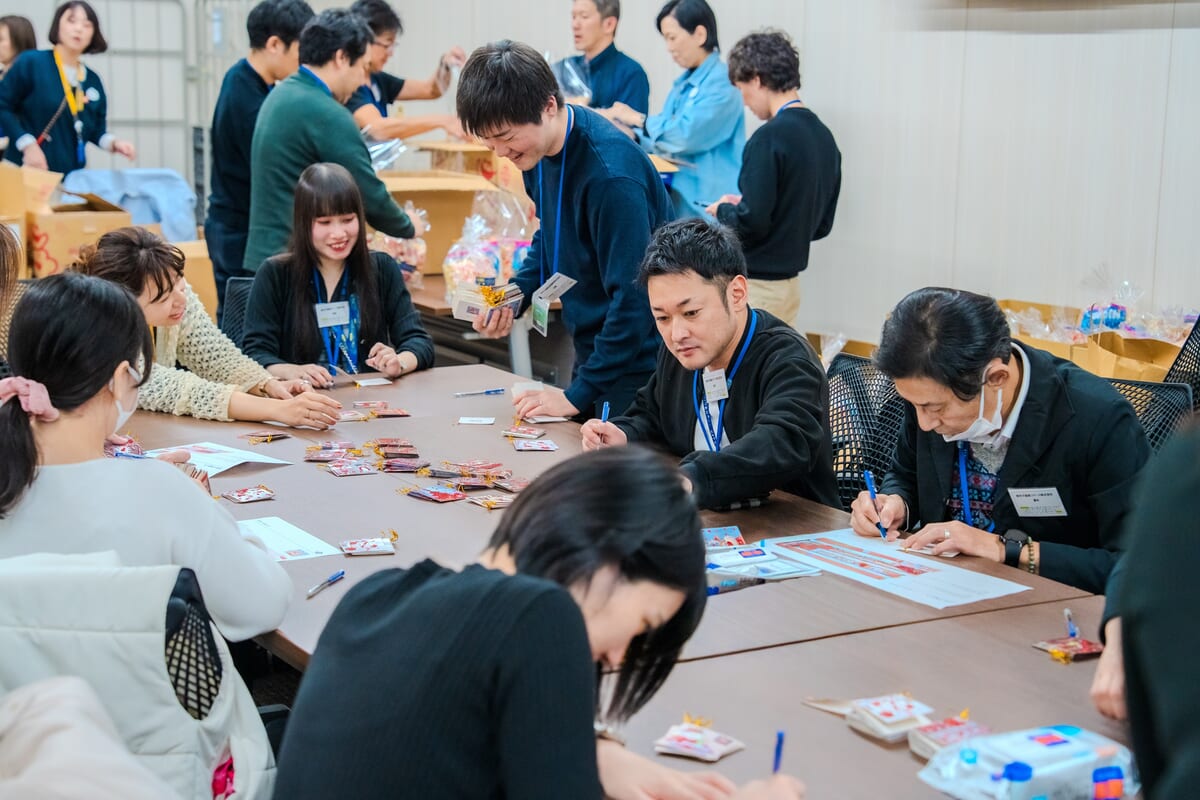 従業員によるボランティア参加風景