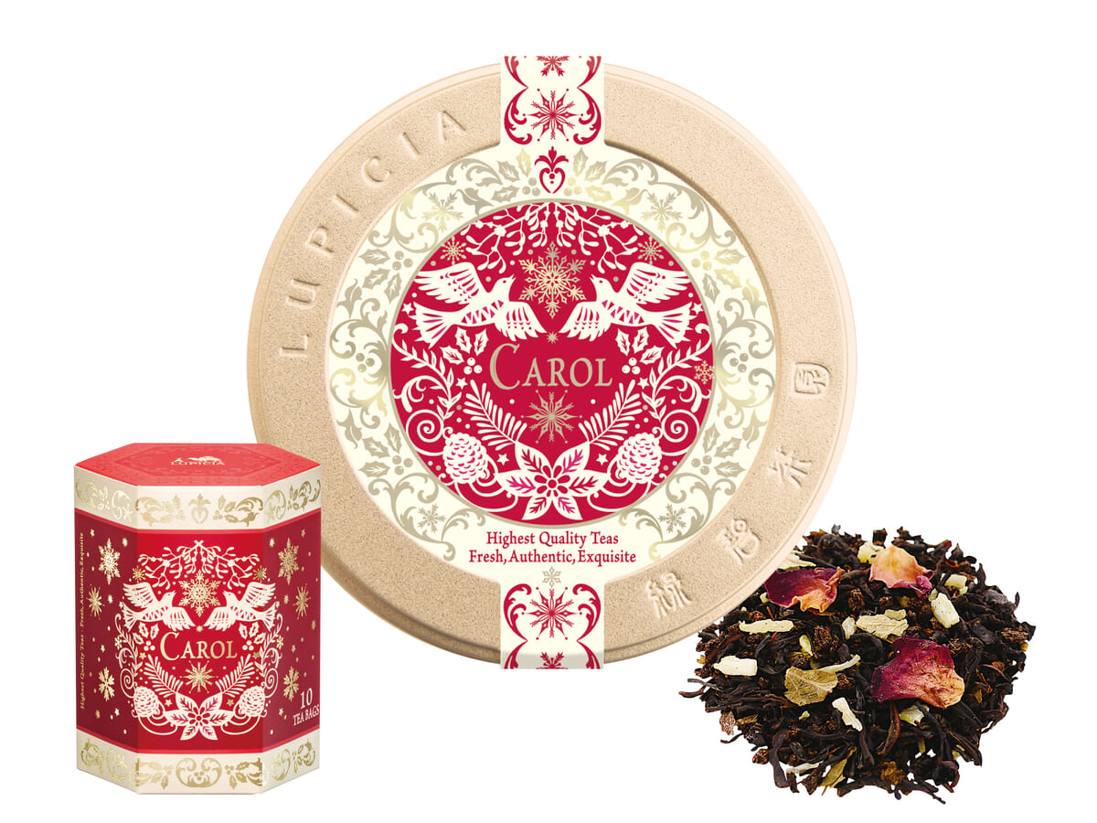 ルピシア （紅茶・緑茶・烏龍茶）「キャロル 50g 限定デザイン缶入」