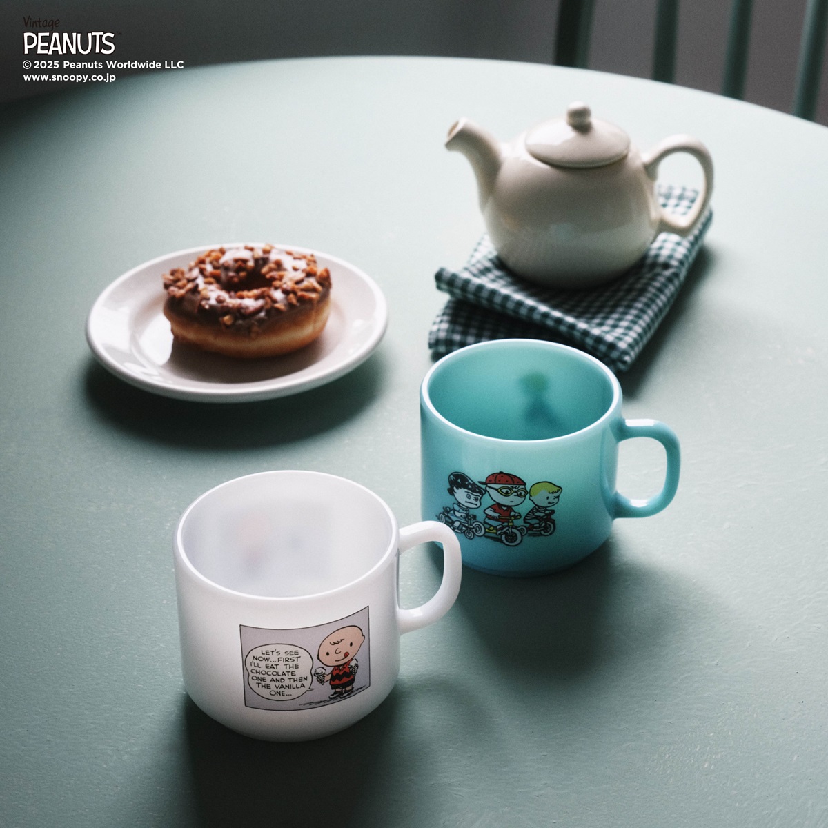 ミルクガラスマグカップ