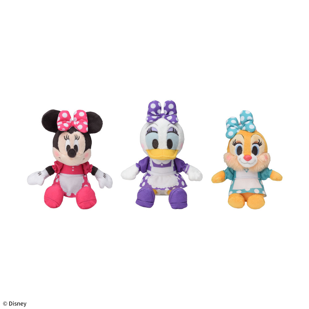 ミニーマウス＆デイジーダック＆クラリス　赤いほっぺ　マスコット　～GO FOR IT!～