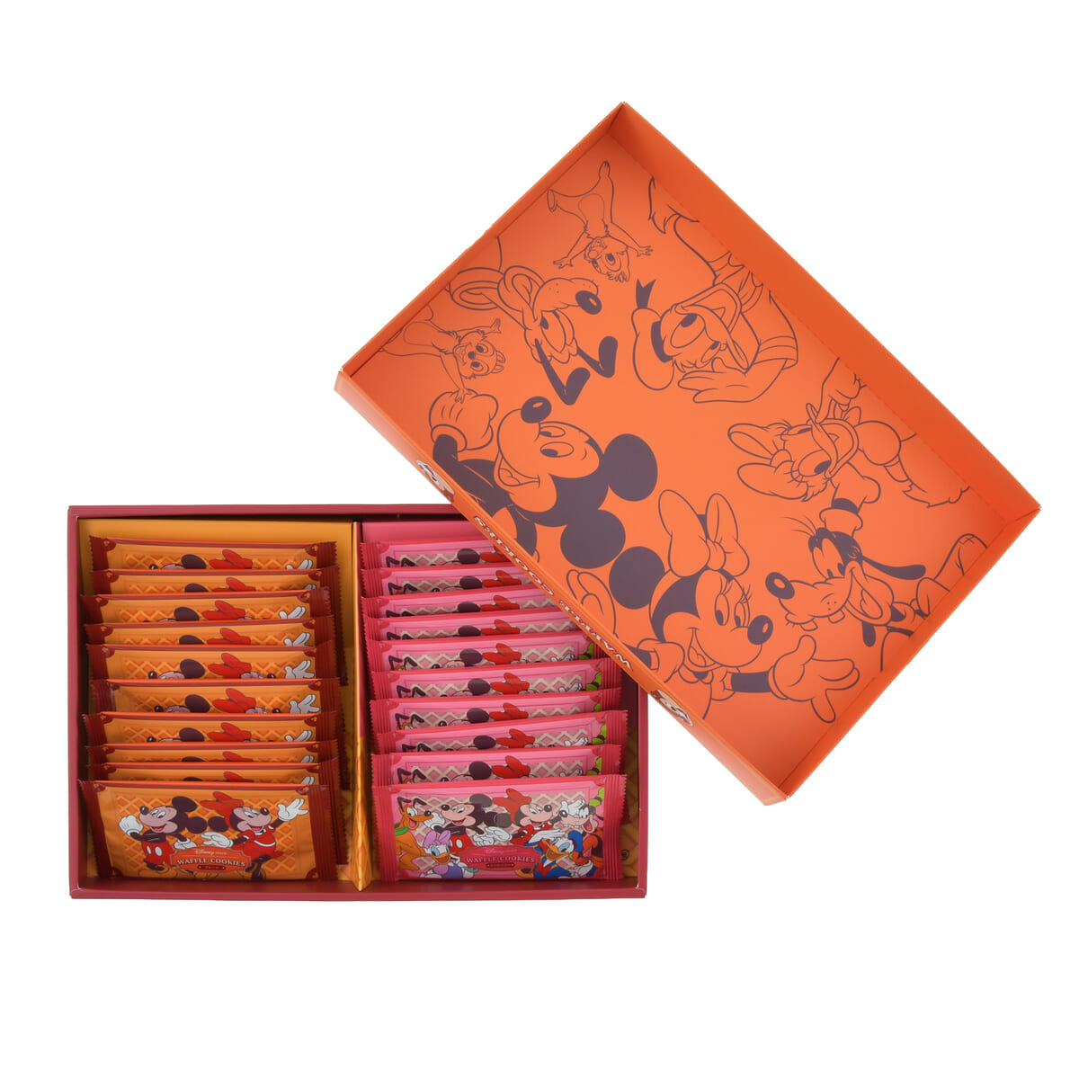 ミッキー&フレンズ ワッフルクッキー Ever Green03