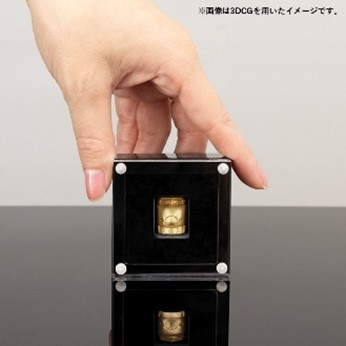 新幹線100系 純金ミニフィギュア　イメージ