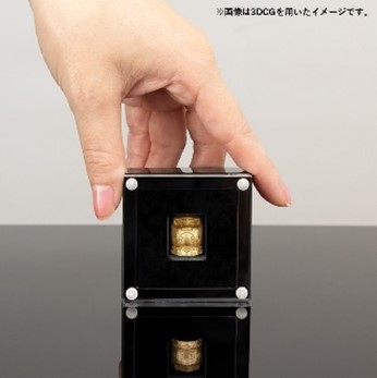 新幹線０系 純金ミニフィギュア　イメージ