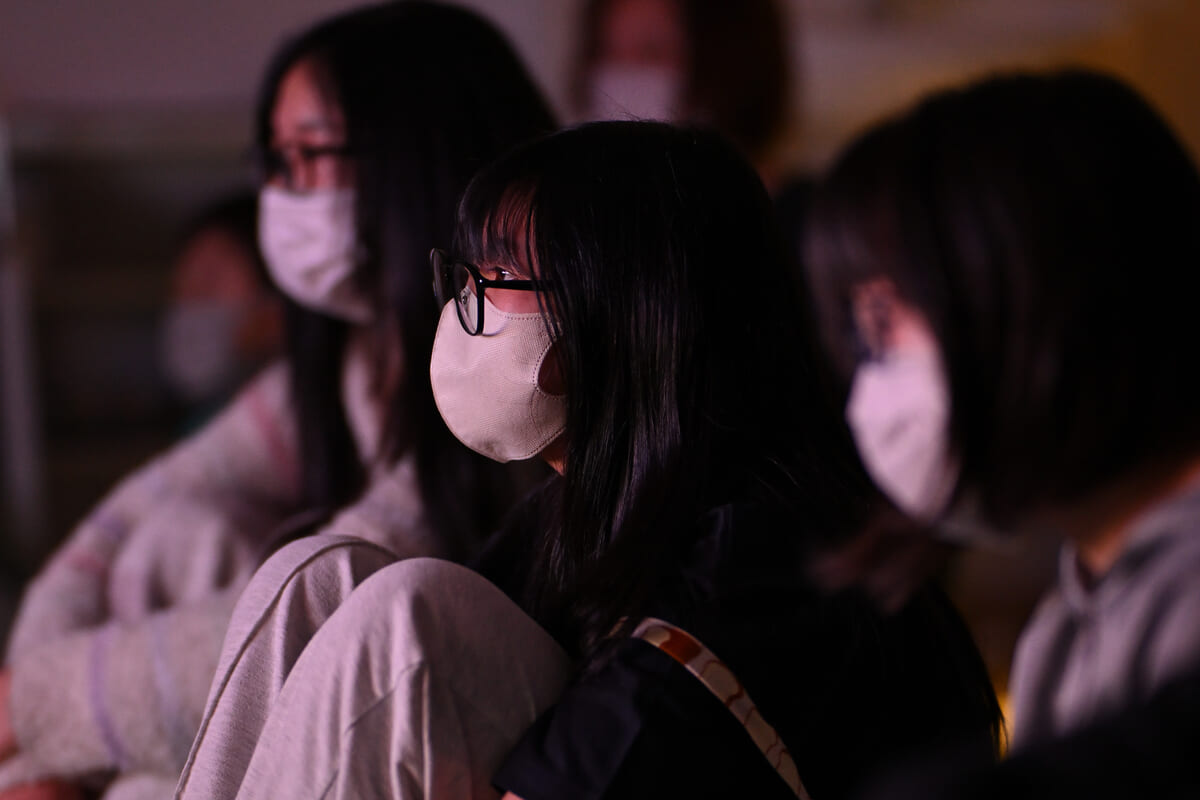 福岡県立こども病院で上映会の様子⑩