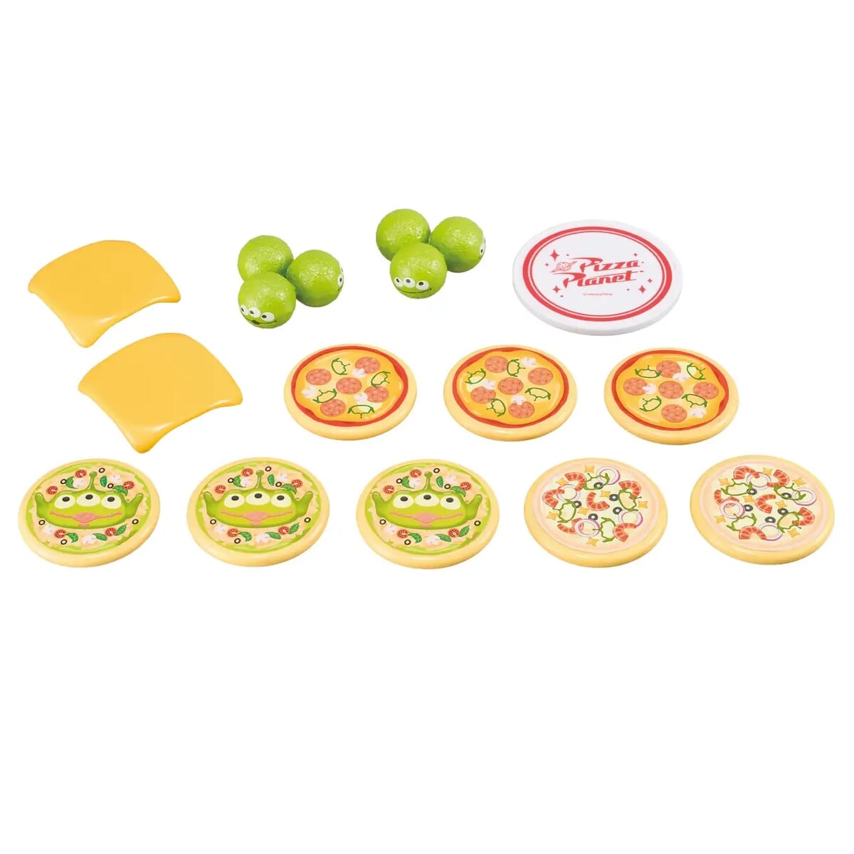 「トイ・ストーリー」 ピザタワーゲーム(セット内容)