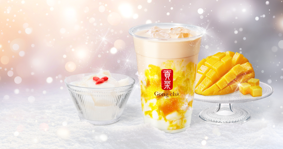 雪見杏仁 マンゴーミルクティー