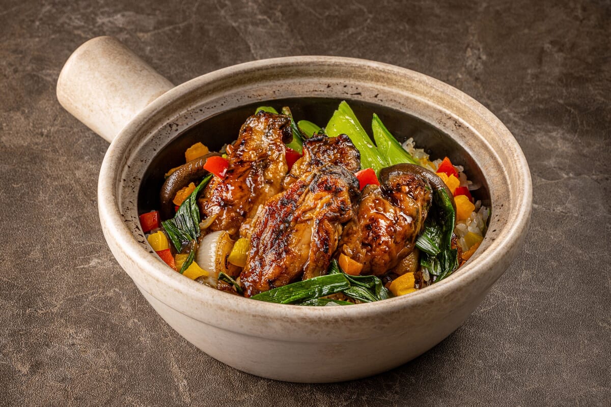 牡蠣の土鍋ご飯