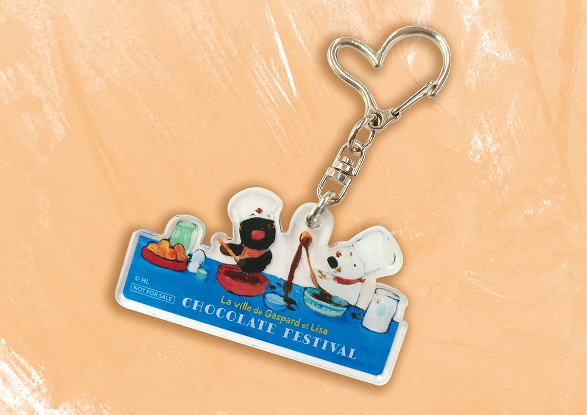 おっチョコちょいアクリルキーホルダー