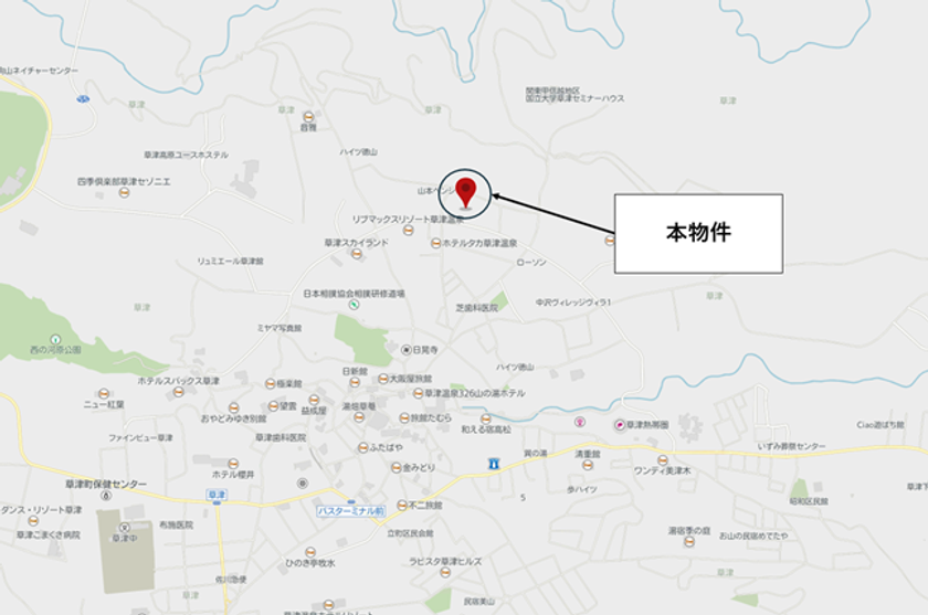 フォートリート草津 位置図