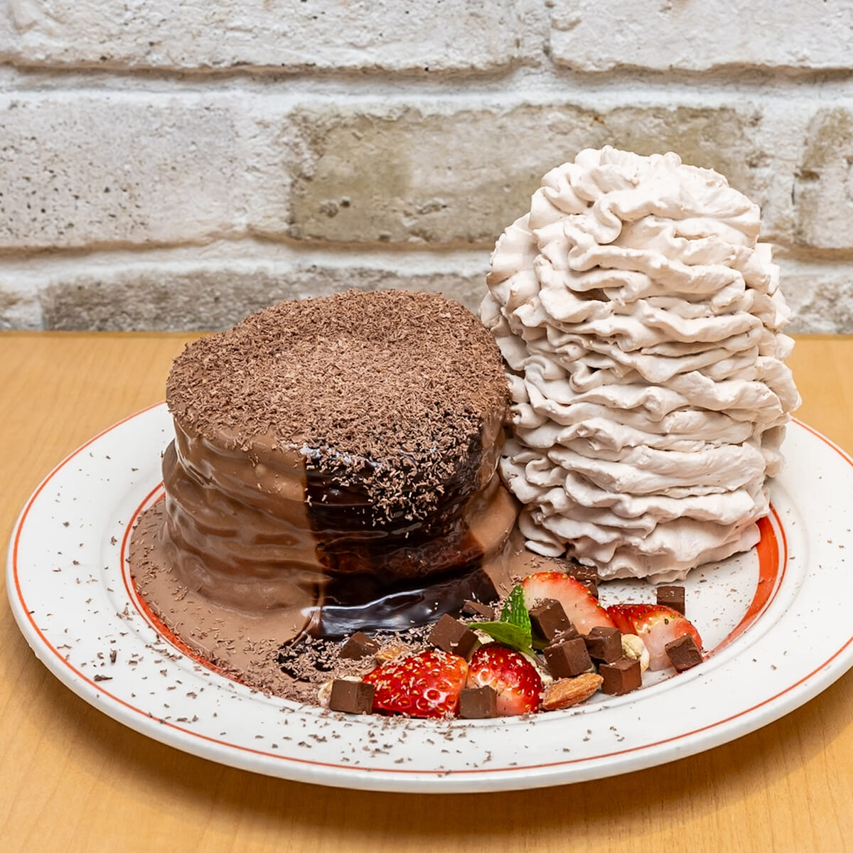 フォンダンショコラパンケーキ