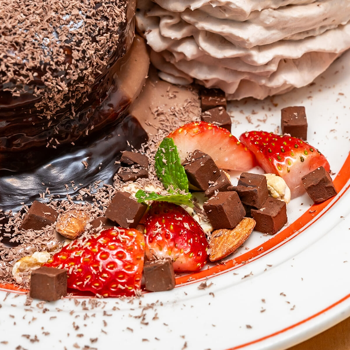 フォンダンショコラパンケーキ3