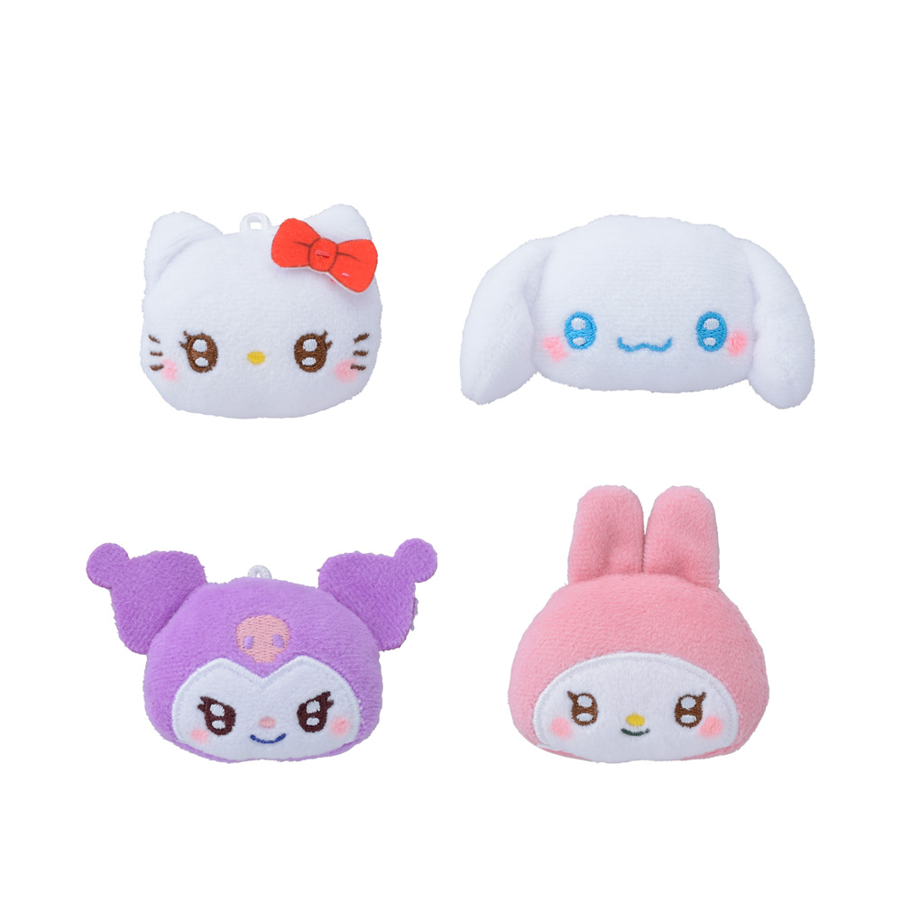 ゆるかわ　サンリオキャラクターズ　プチフェイスマスコット