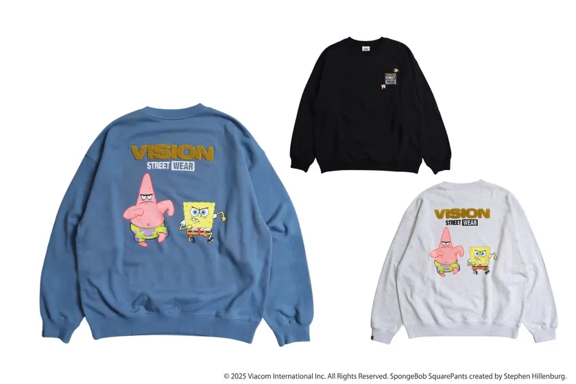 【スポンジ・ボブ】SpongeBob＆Patrick Sweatshirt