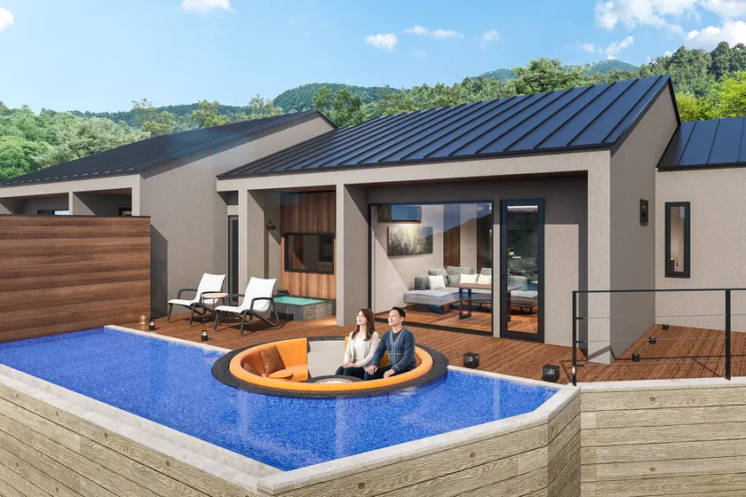 水盤テラス 水盤テラス