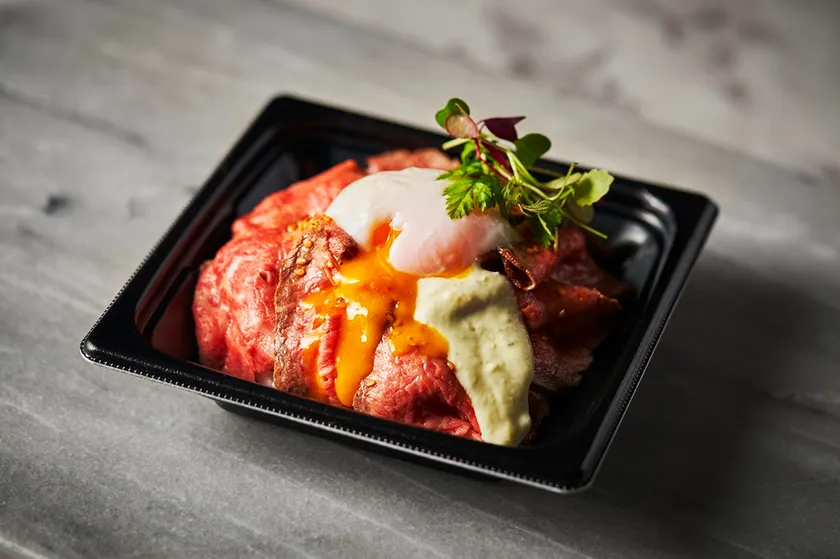 テイクアウト:鳥取和牛のローストビーフ丼 テイクアウト:鳥取和牛のローストビーフ丼