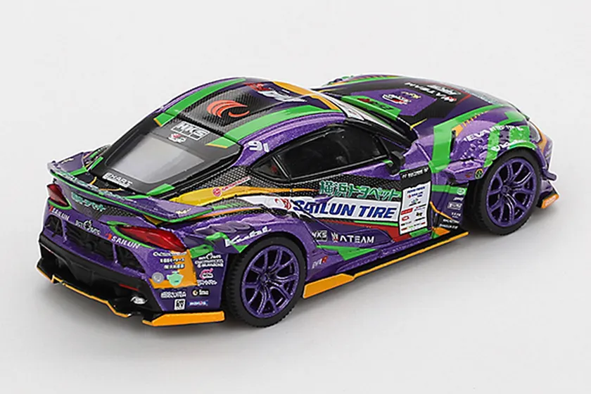 1/64 Toyota GR スープラ KUHL 2021 D1GP EVANGELION RACING 後方