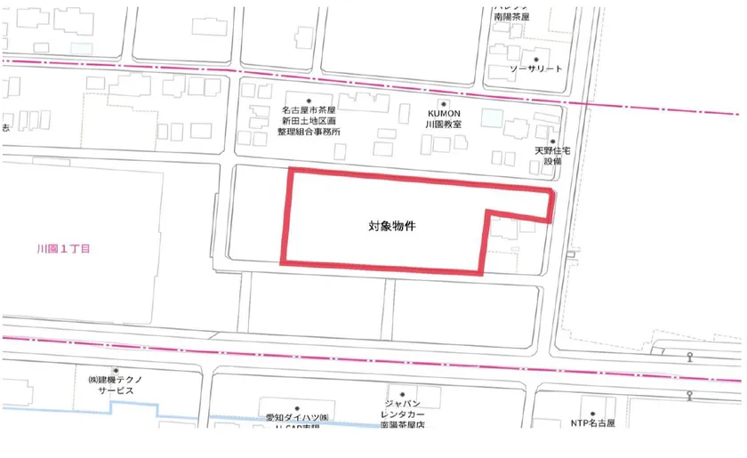 詳細図 名古屋ちゃやまちモール周辺の詳細地図