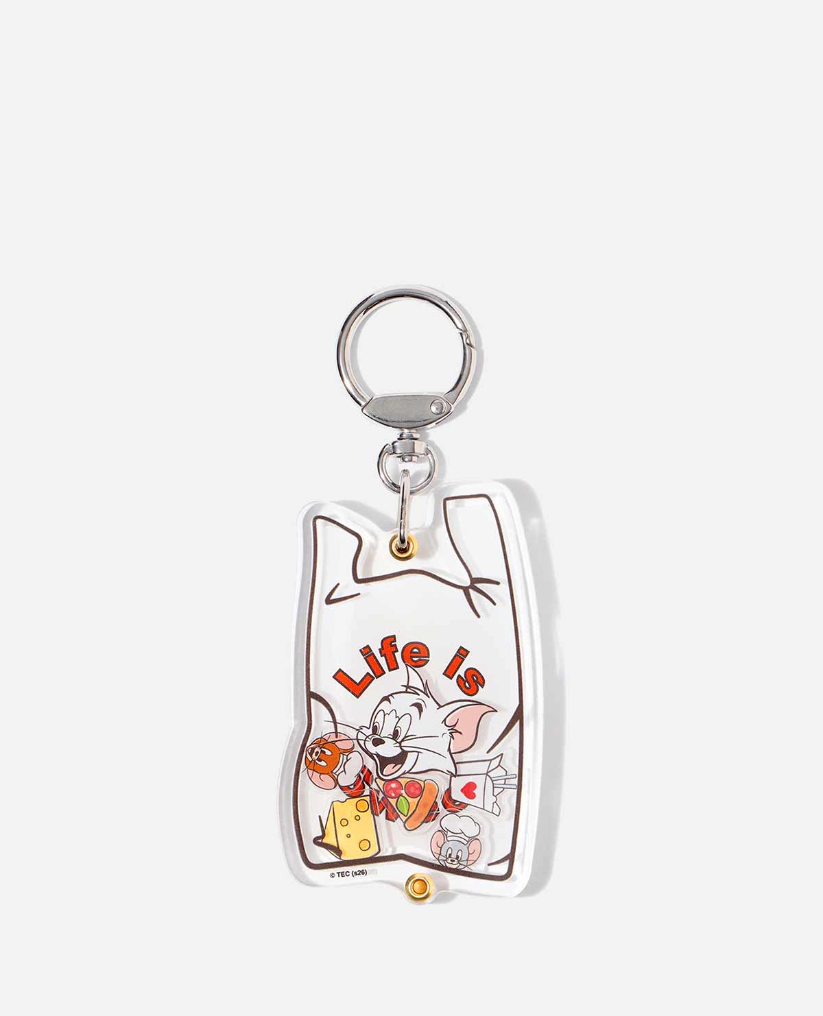TOM and JERRY TOM PLASTIC BAG FLAKE KEY HOLDER
