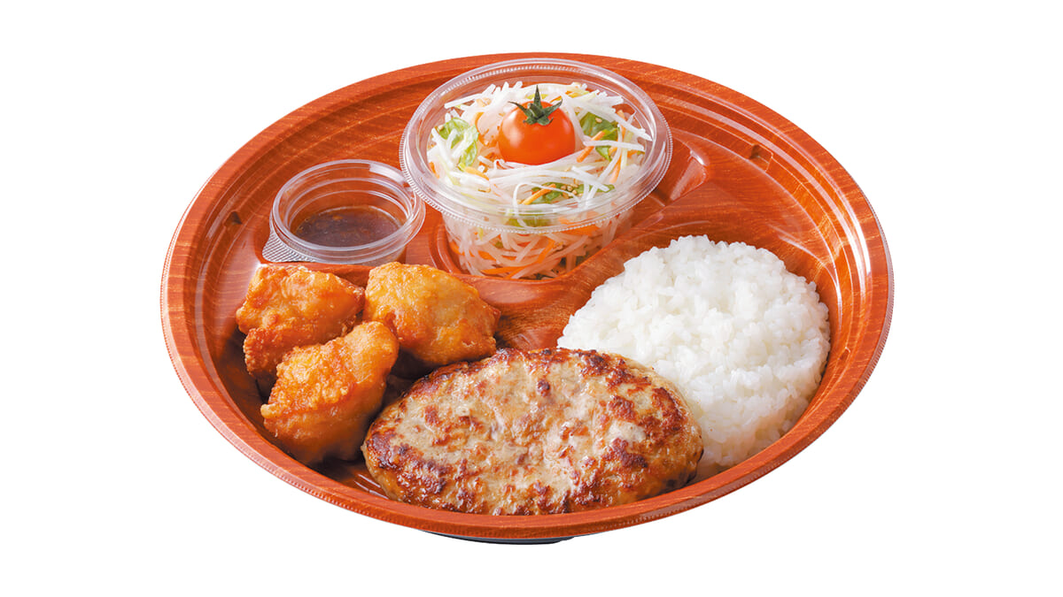 テイクアウト タルタルザンギ＆ハンバーグディッシュ