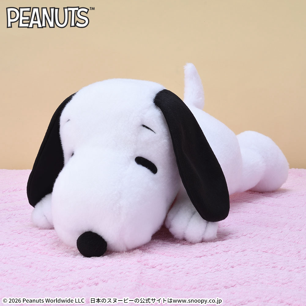 SNOOPY　寝そべり　LLぬいぐるみ