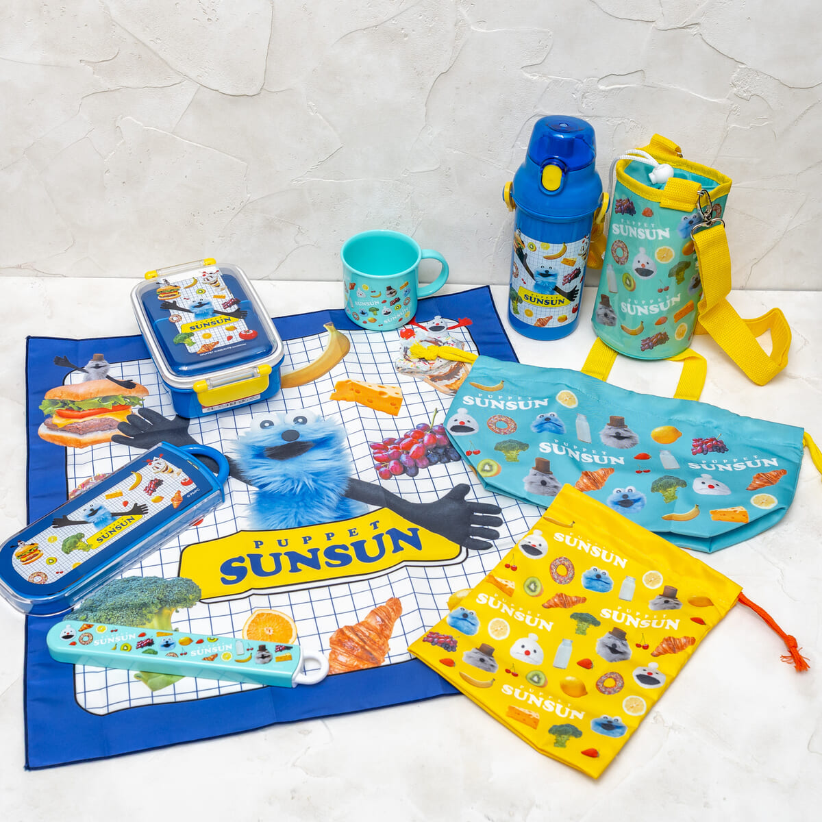 スケーター「パペットスンスン」ランチグッズ