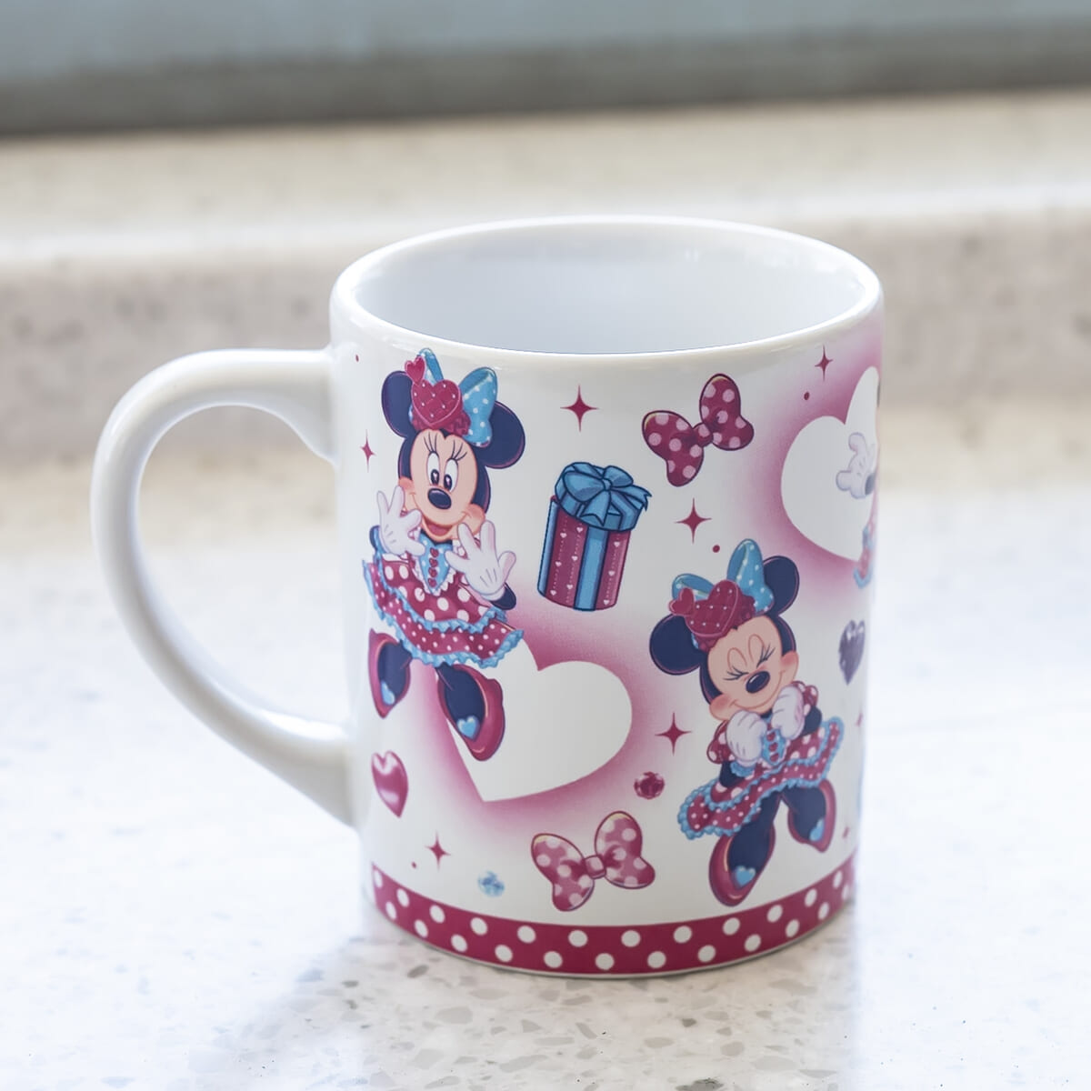 東京ディズニーランド“ミニーのファンダーランド”ストロベリームース＆ピーチゼリー、スーベニアカップ付き5