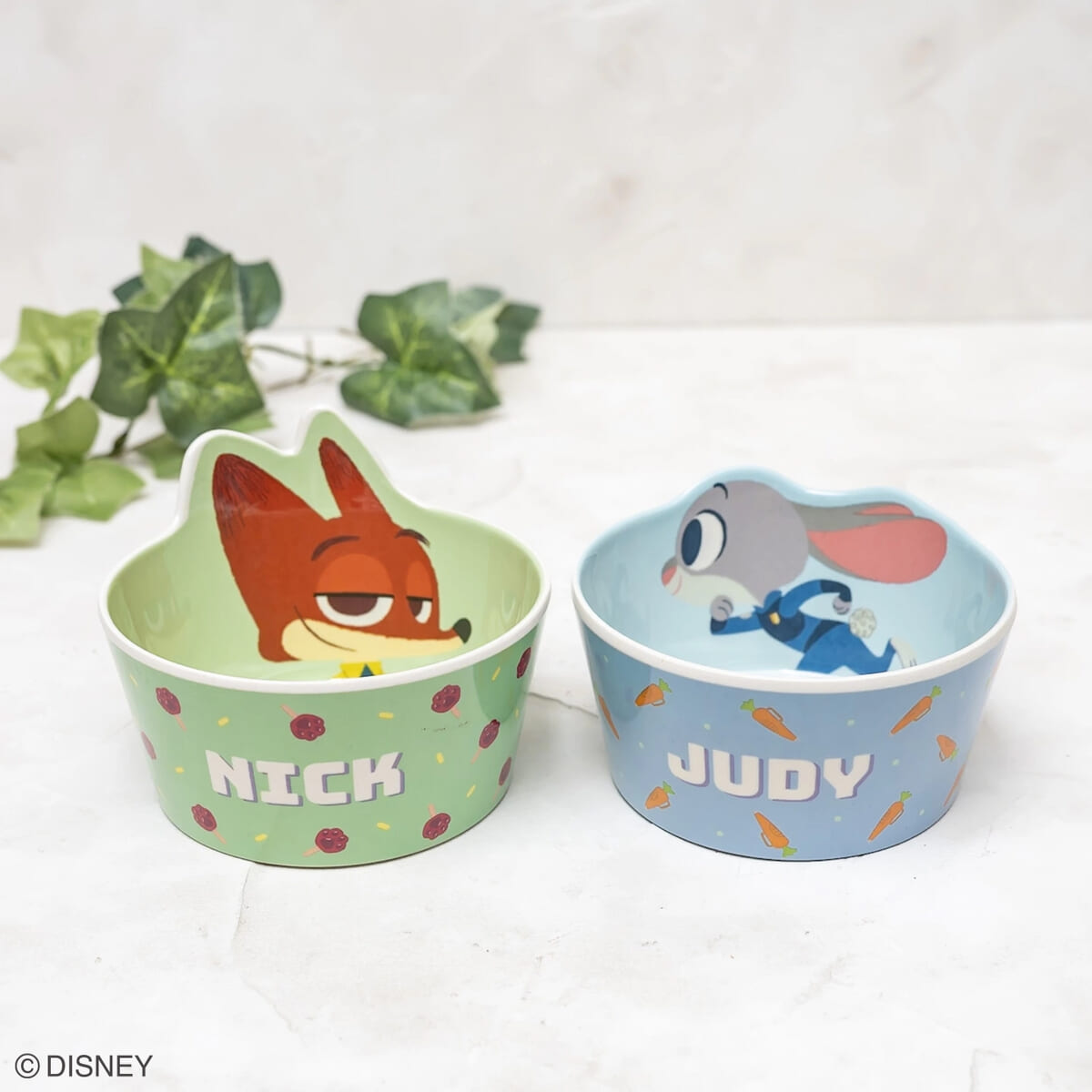 ダイカットメラミンボウル　ニックとジュディ