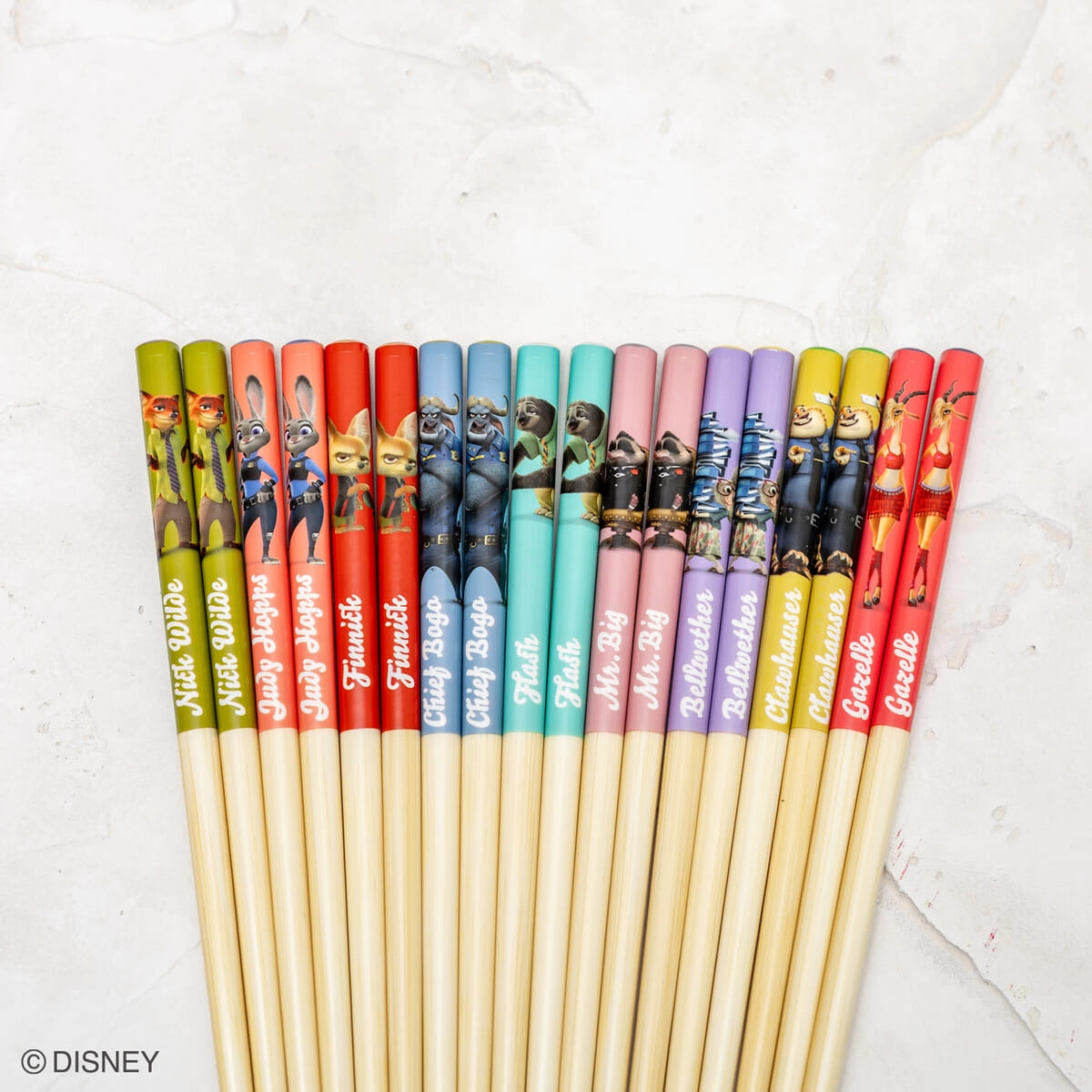 ズートピア　竹箸　全10種