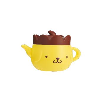 ポムポムプリン ティーポット型 こものいれ02