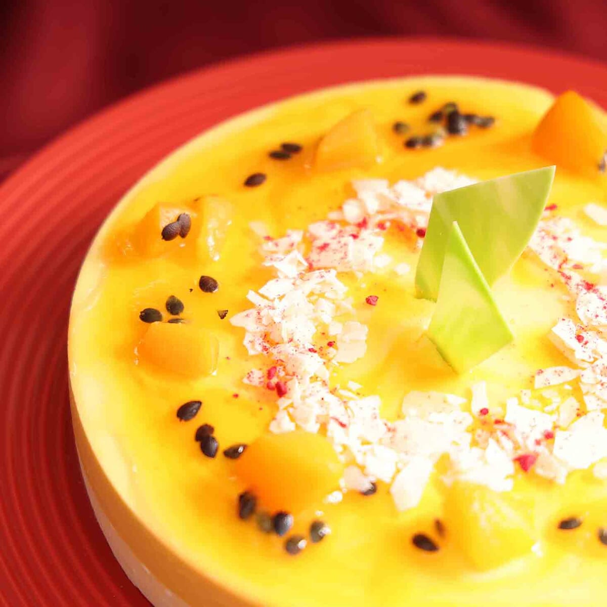 トロピカルフルーツとホワイトチョコのムース