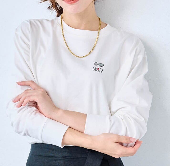 ユニセックス蓄光プリント長袖Tシャツ　ベイマックス