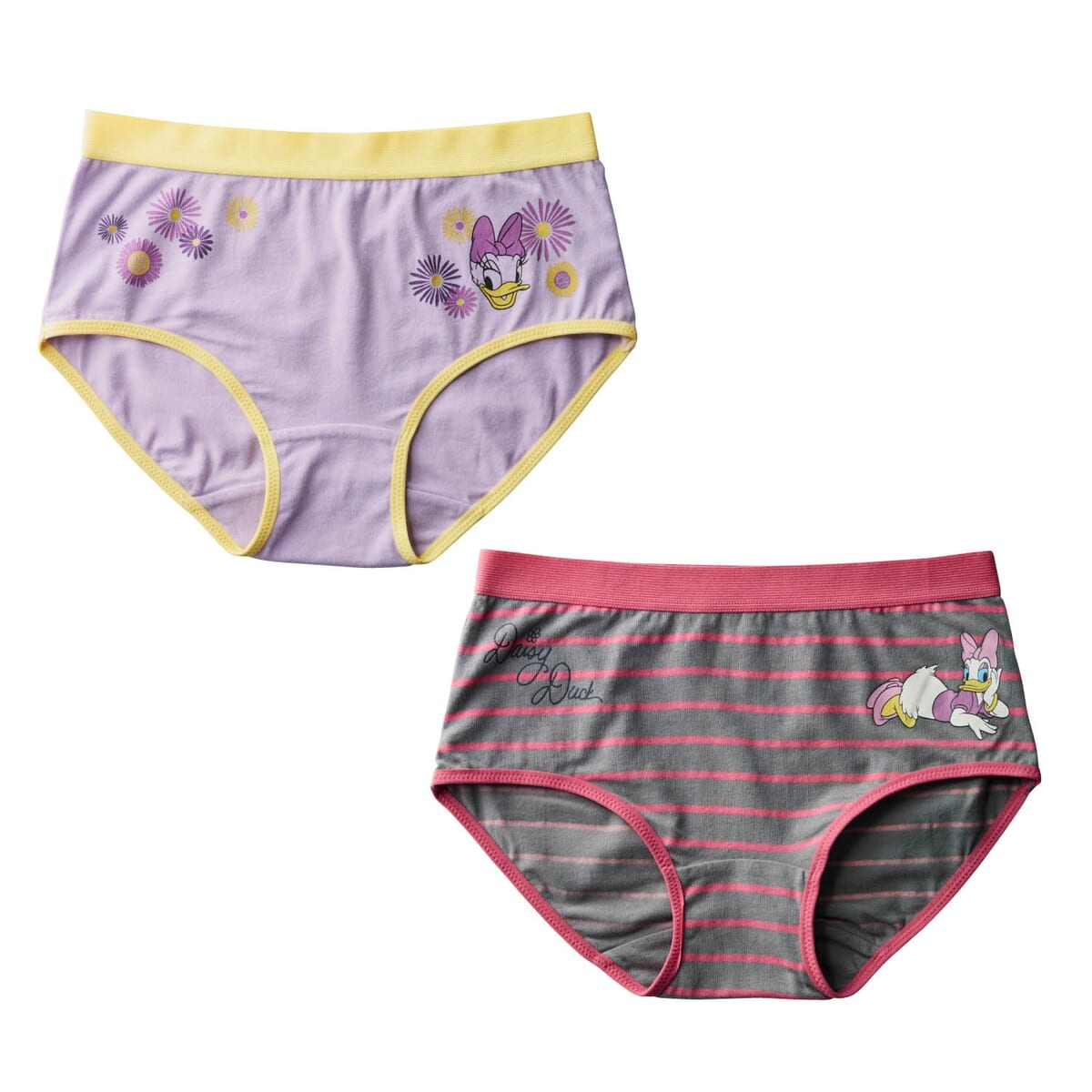 綿混ショーツ２柄セット　デイジー