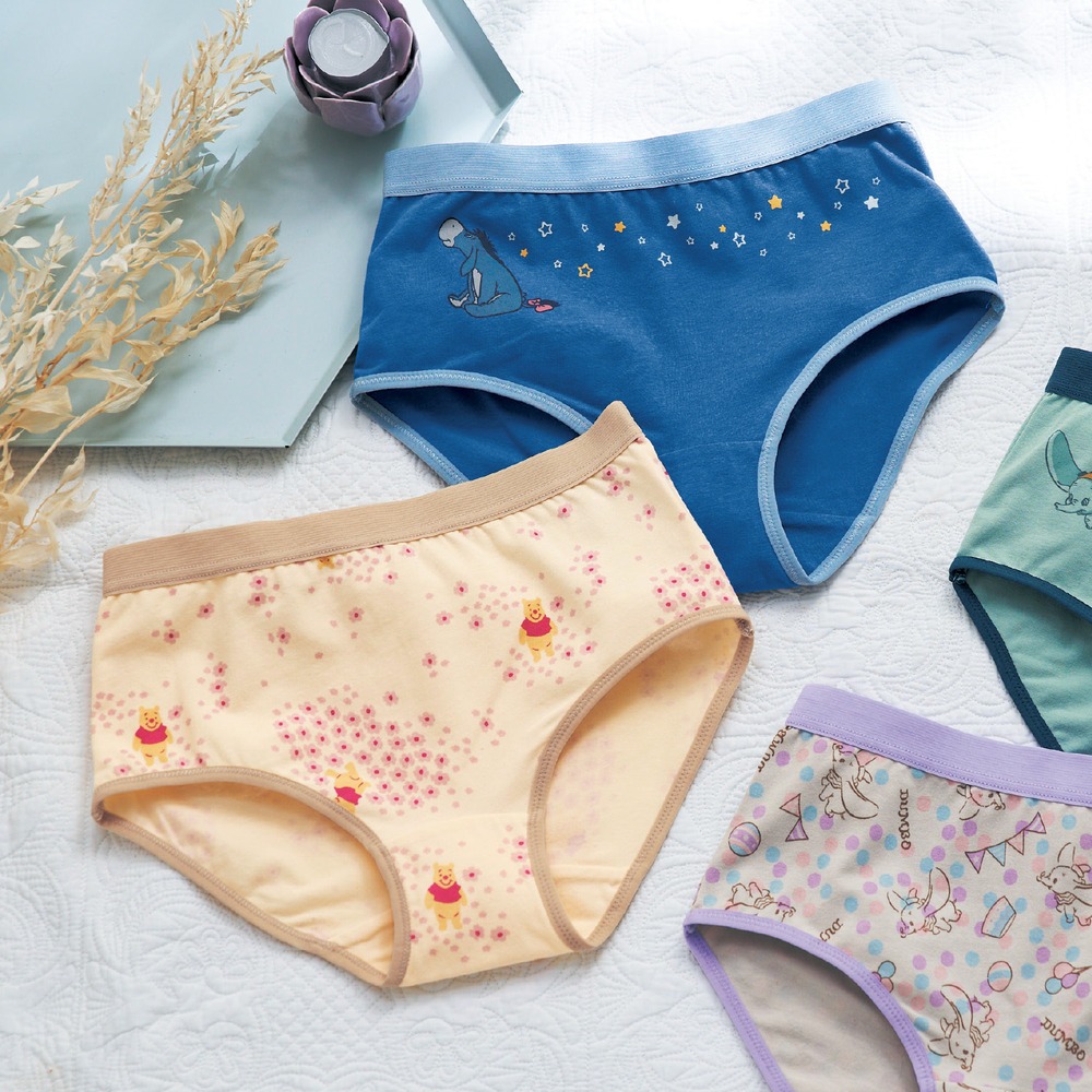 綿混ショーツ２柄セット　プーさん