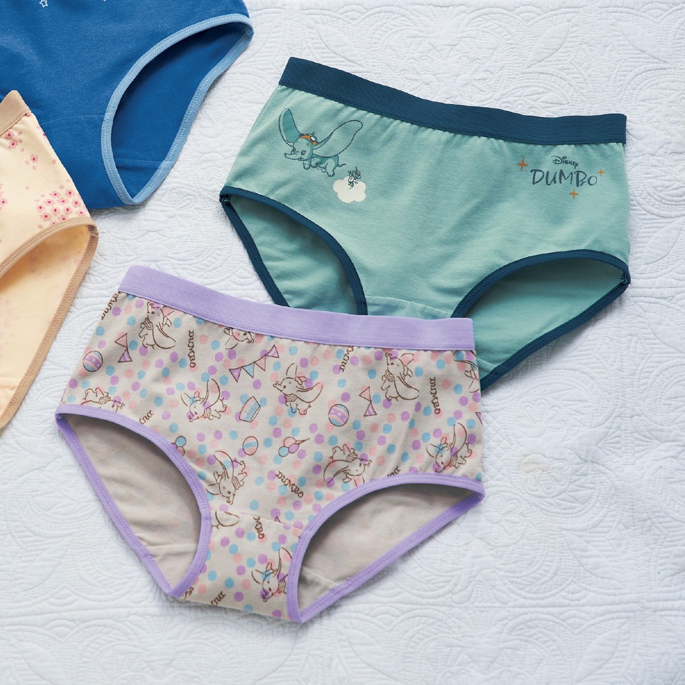 綿混ショーツ２柄セット　ダンボ