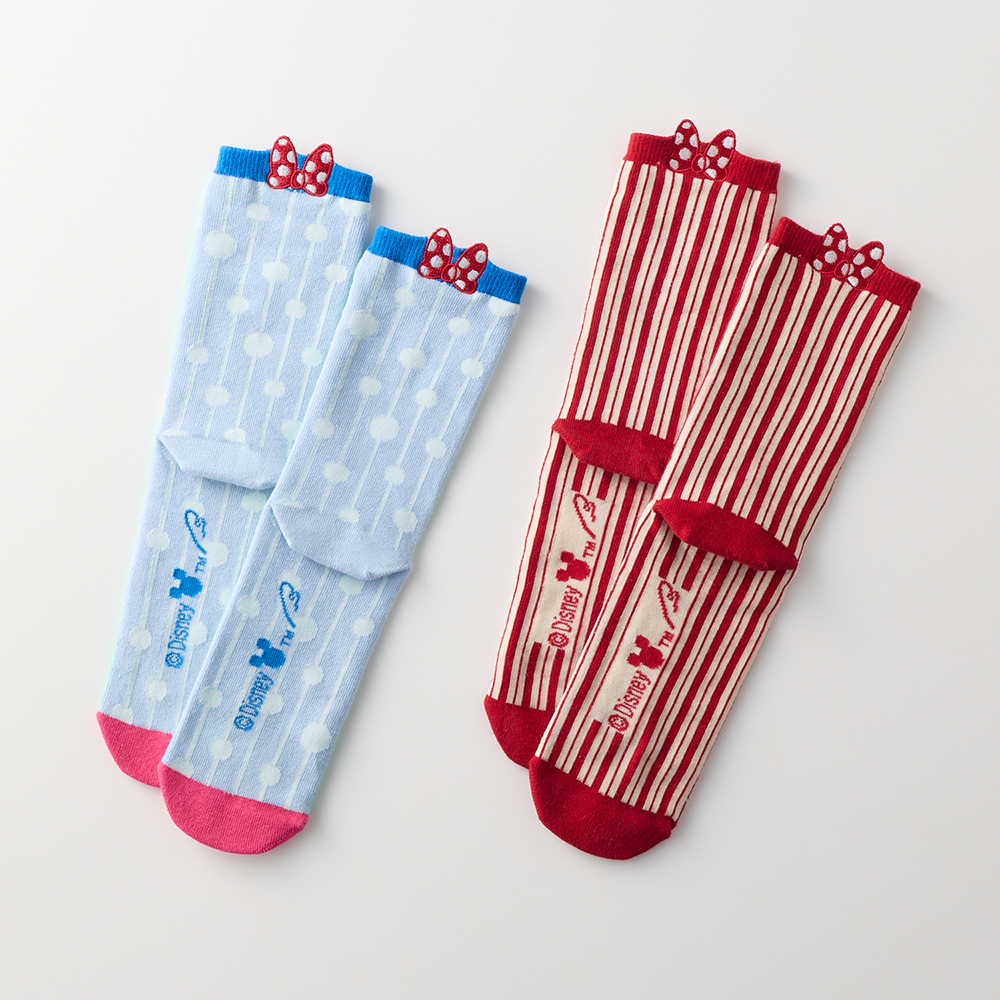 ソックス2柄セット　ミニー