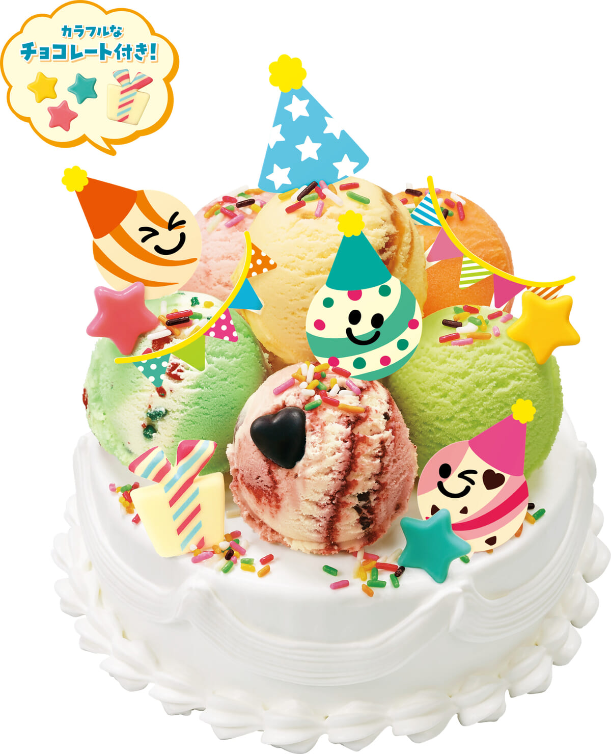 サーティワン「３１デコケーキ エンジョイパーティー」