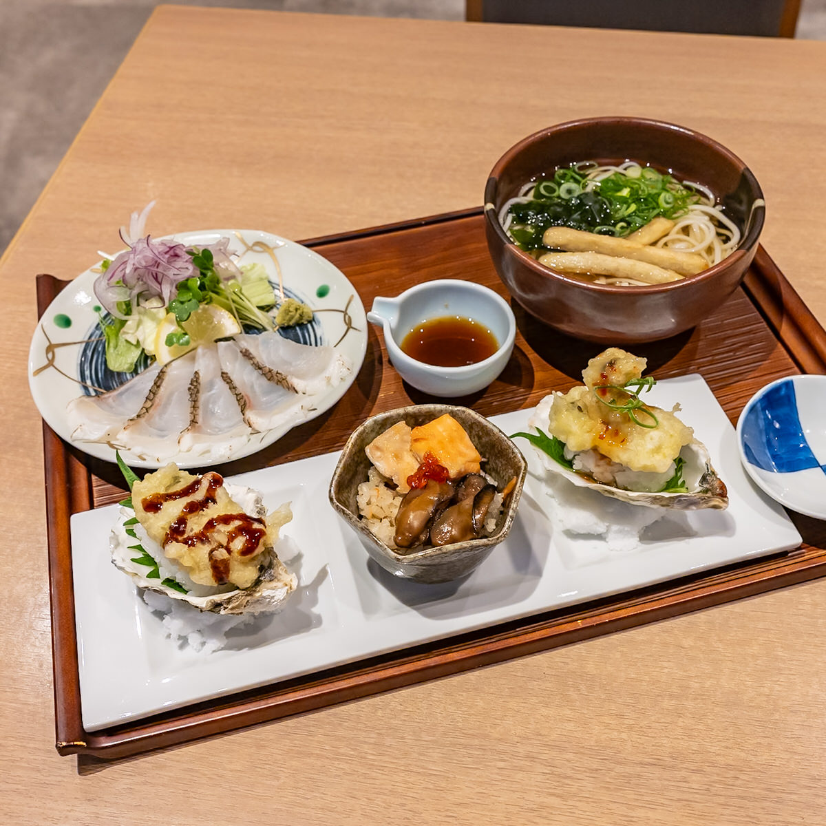 ハウステンボス／魚壱「白銀牡蠣御膳」2