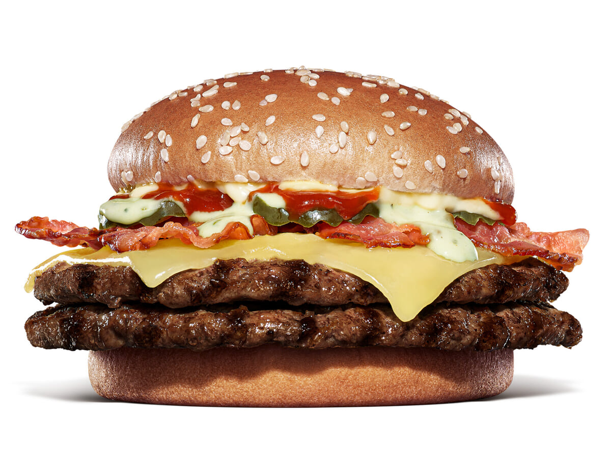 ダブルビーフ ビッグマウスホワイトバーガー