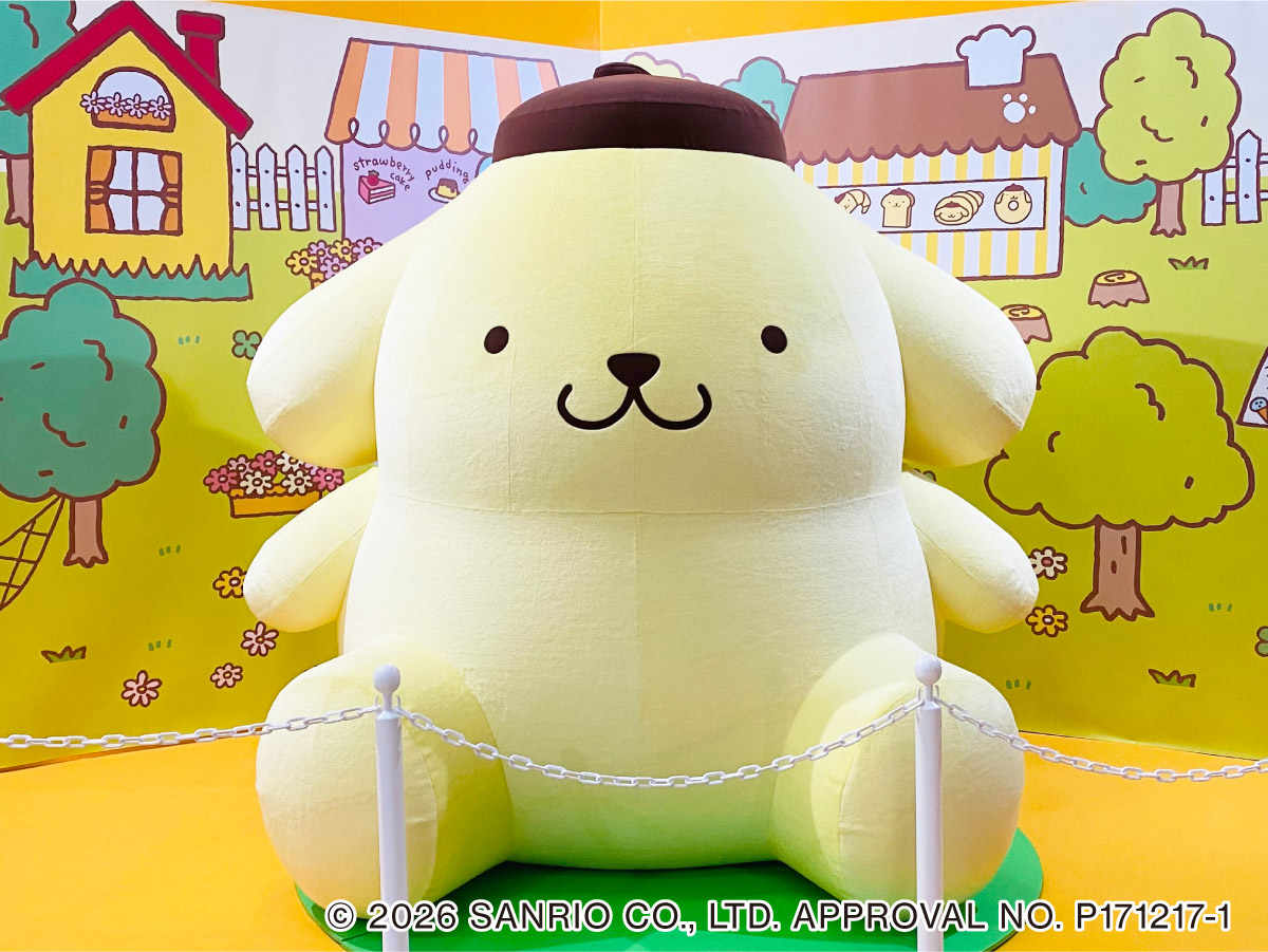 バルーンフォトスポット ポムポムプリン