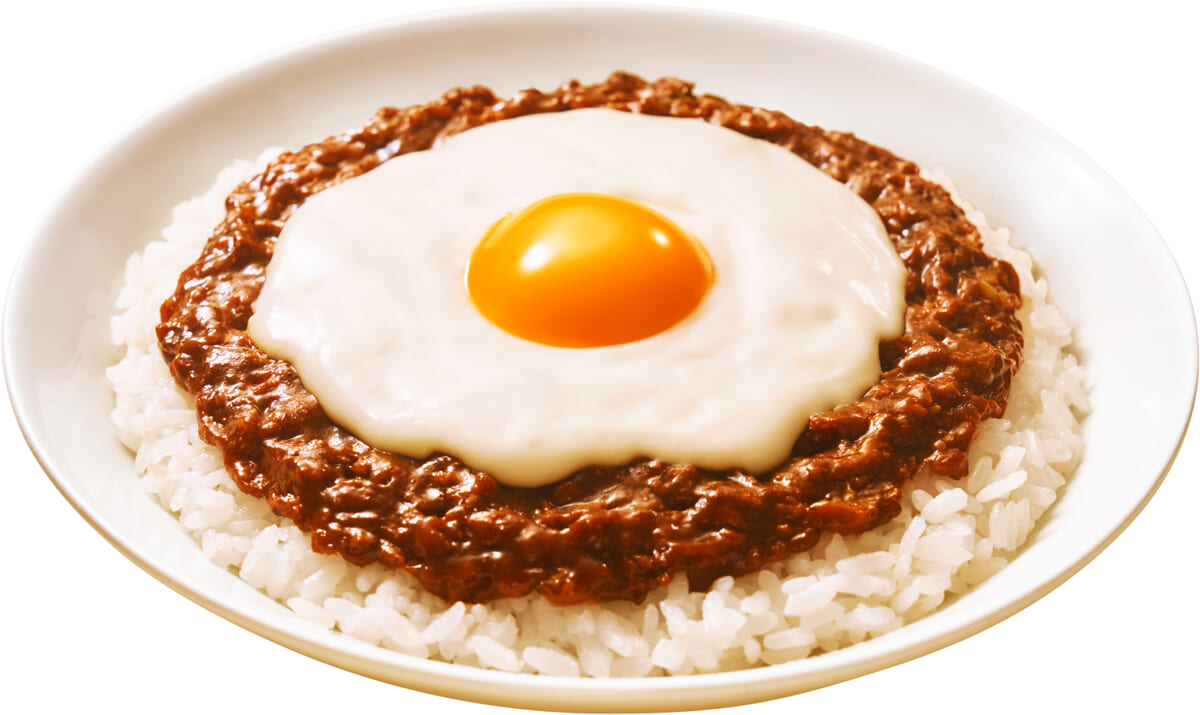 MOKUBAZA監修 　とろ〜っと卵黄ソースとチーズソースのキーマカレー