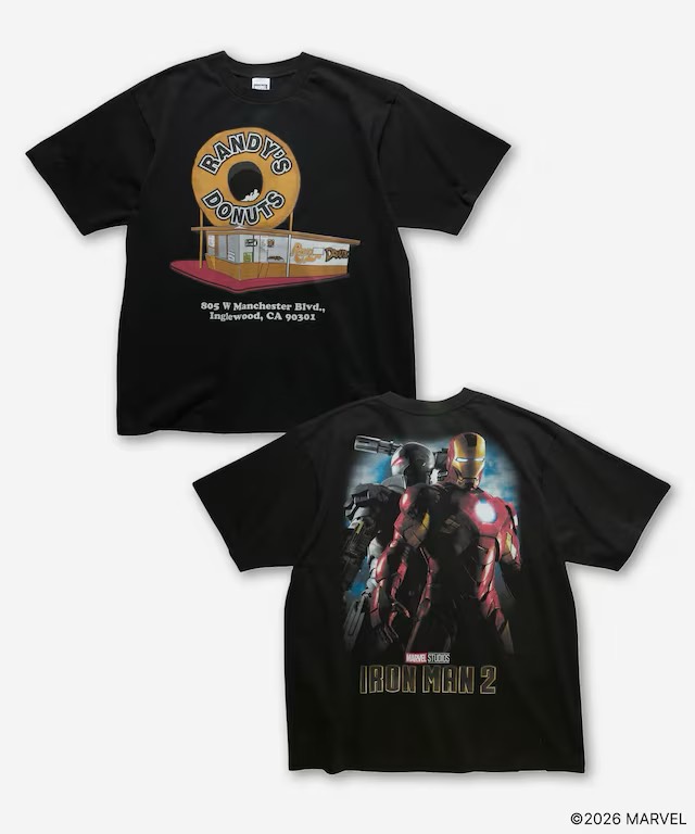 IRON MAN2/Randy's Donuts Tee BK2