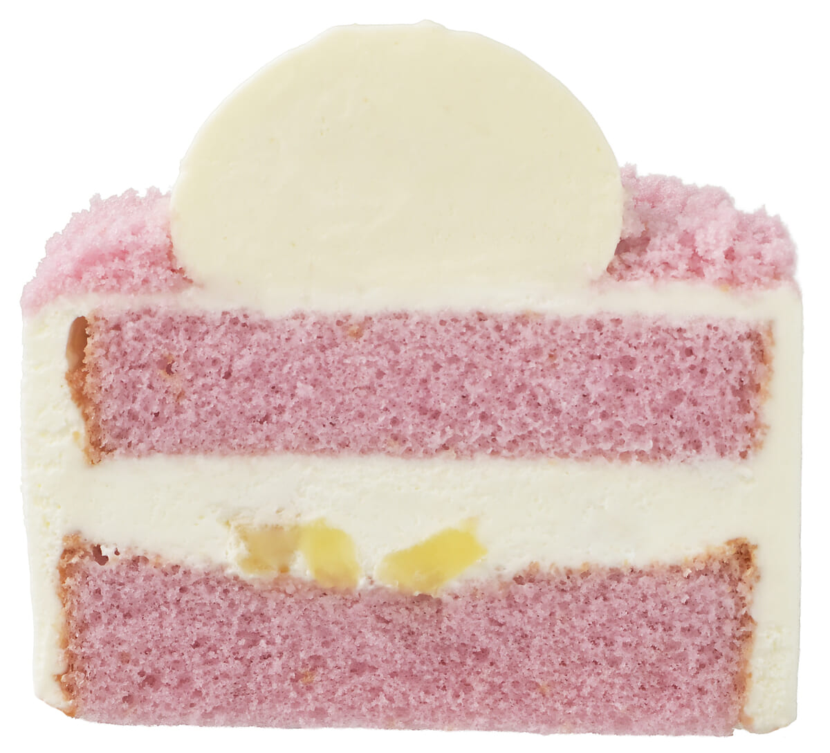 ハローキティのアップルケーキ　断面