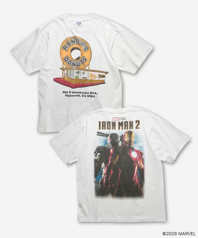 IRON MAN2/Randy's Donuts Tee WT