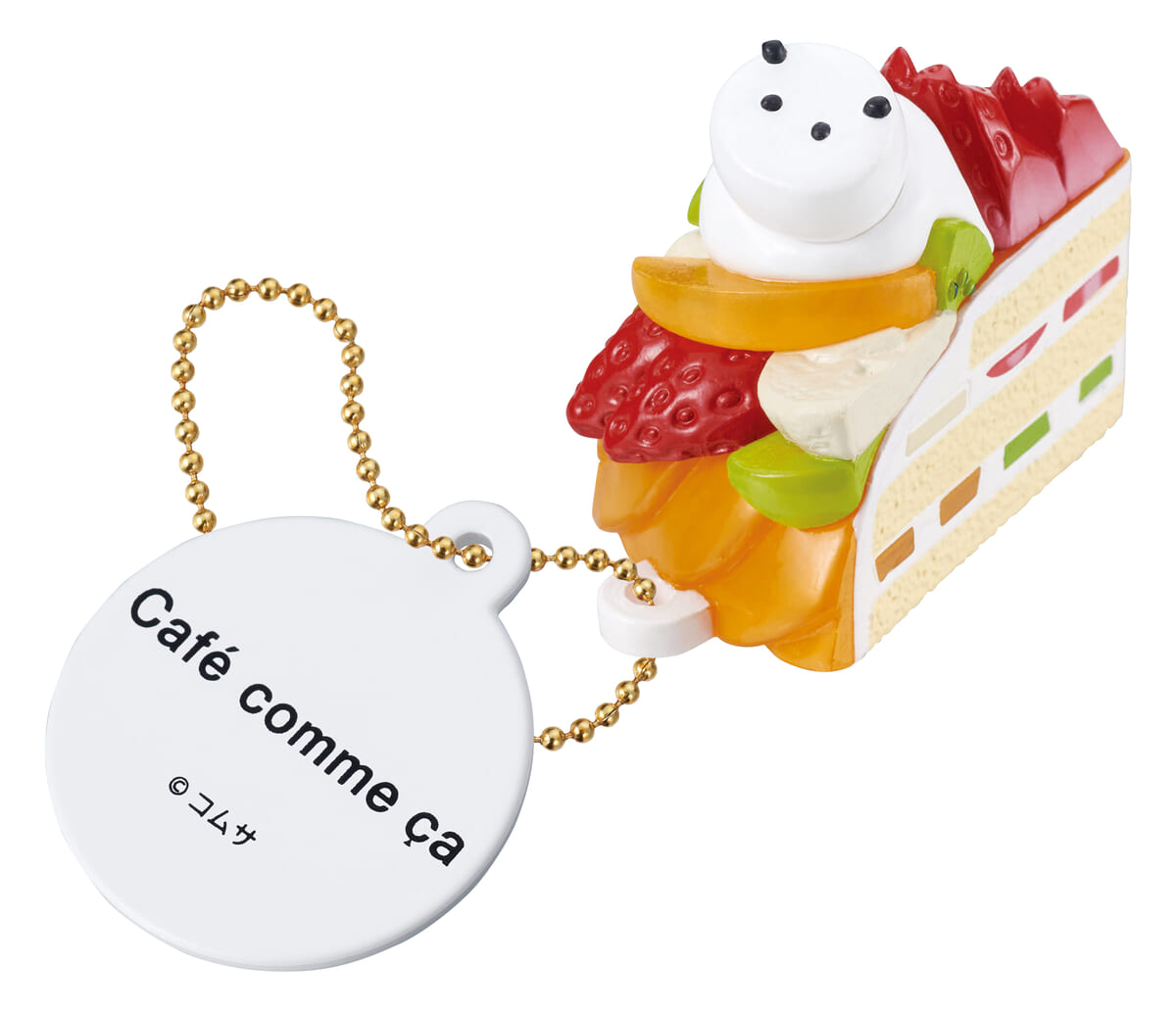 カフェコムサ『パンダのショートケーキ』